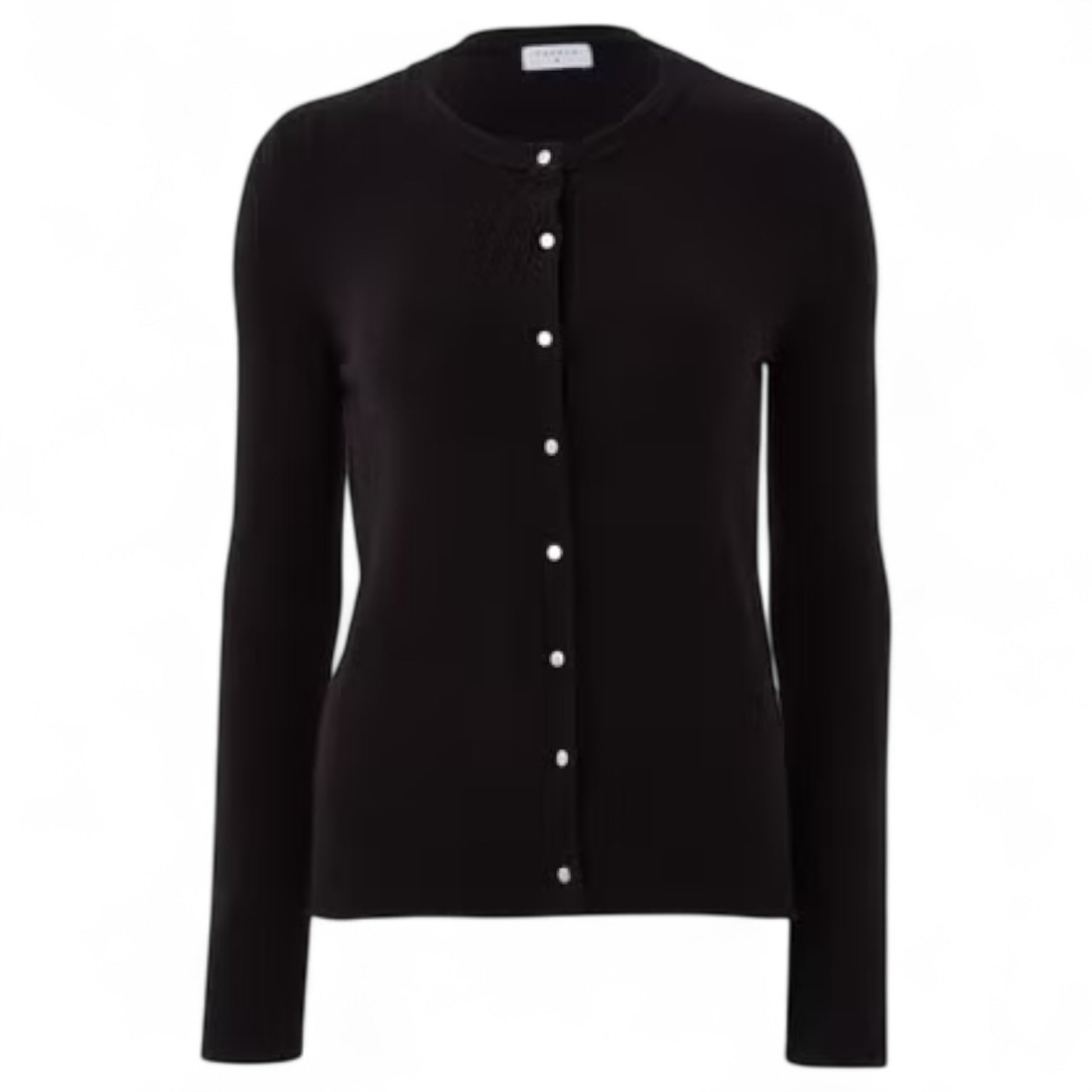 Ladies Black Soft Knit Button Cardigan – Ex High Street Store Lightweight Jumper
