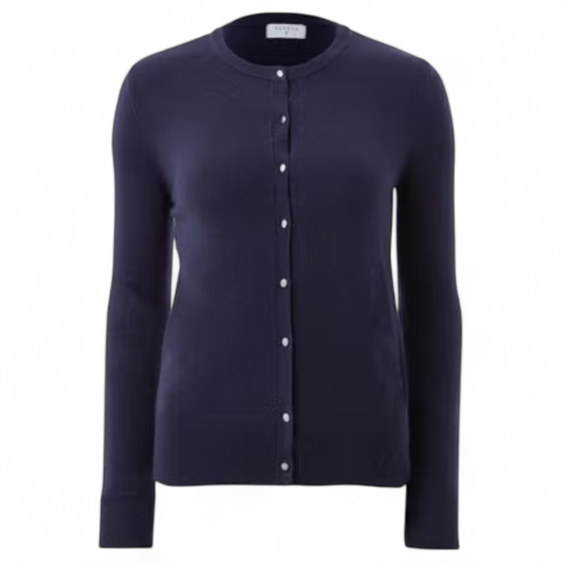 Ladies Navy Soft Knit Button Cardigan – Ex High Street Store Lightweight Jumper