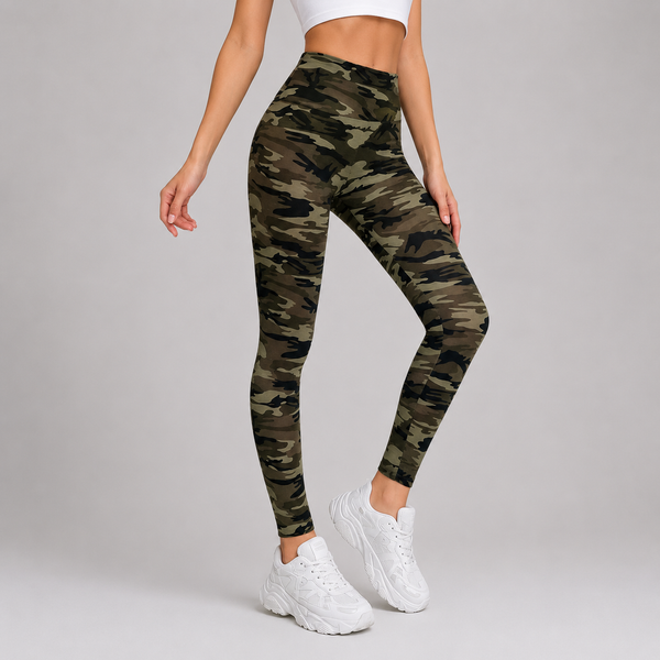 Ladies Soft Touch Magic Fit Camo Style Leggings