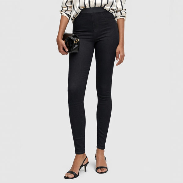 Ladies Elasticated Waistband Skinny Jeggings