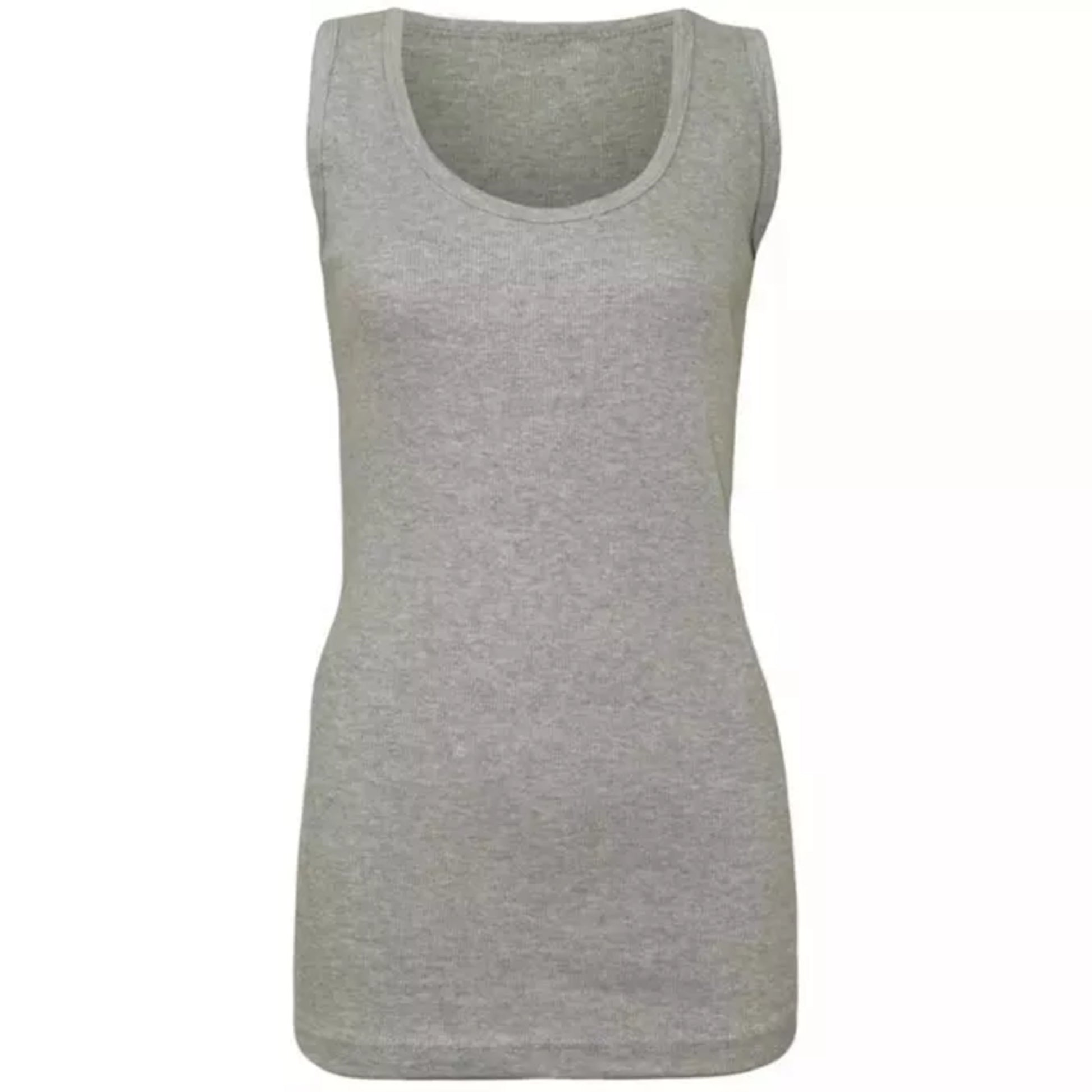 Ladies Grey Vest Top