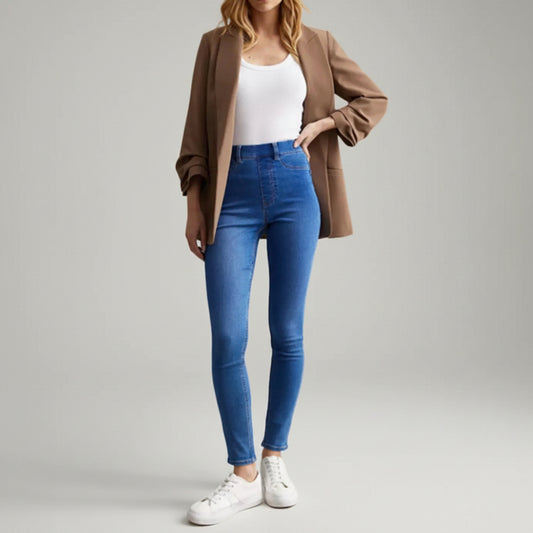 Ladies High-Waisted Ultra Comfort Stretch Denim Jeggings