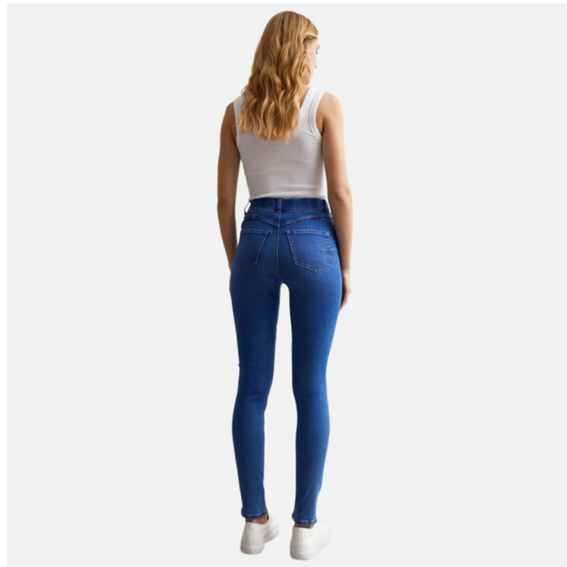 Ladies High-Waisted Ultra Comfort Stretch Denim Jeggings