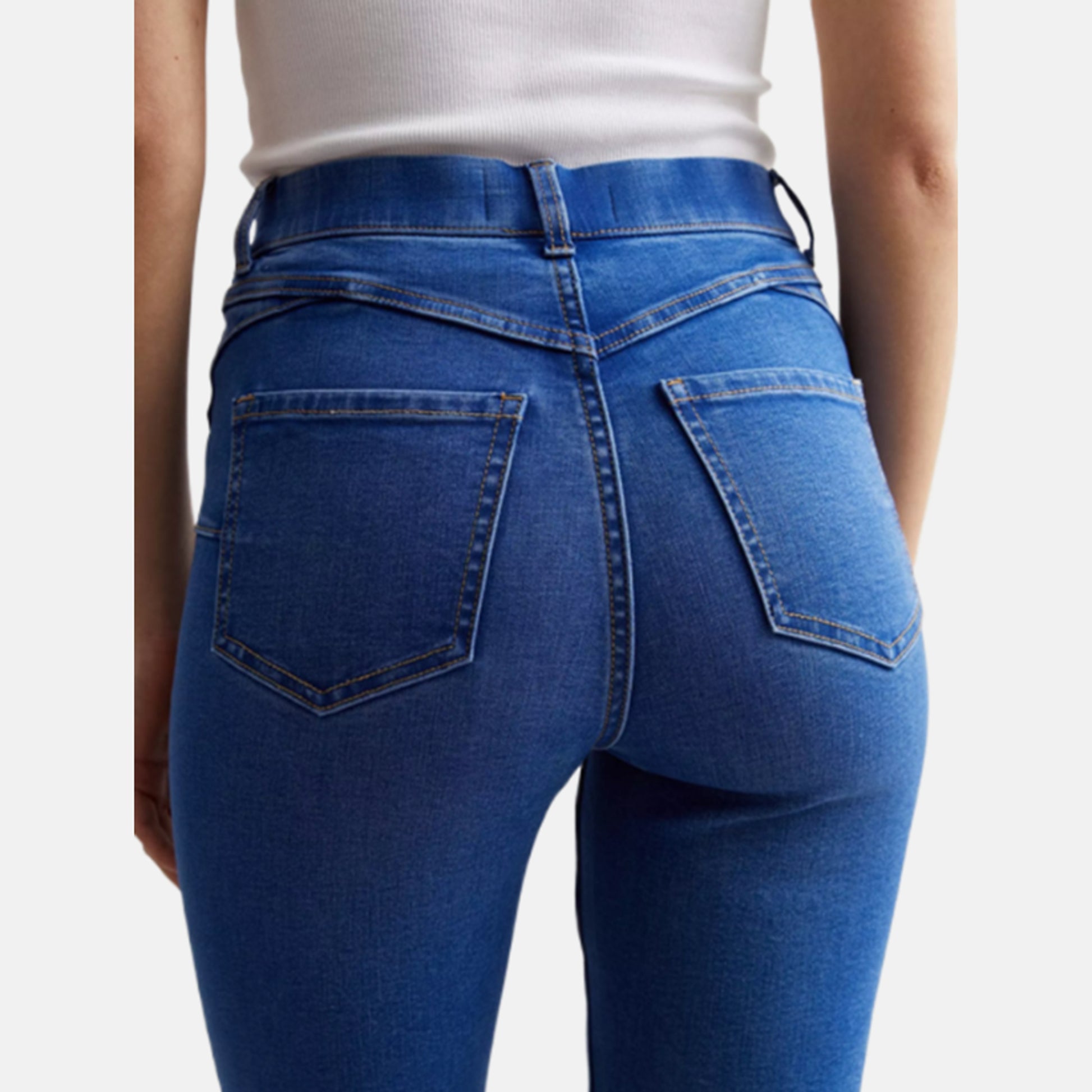 Ladies High-Waisted Ultra Comfort Stretch Denim Jeggings