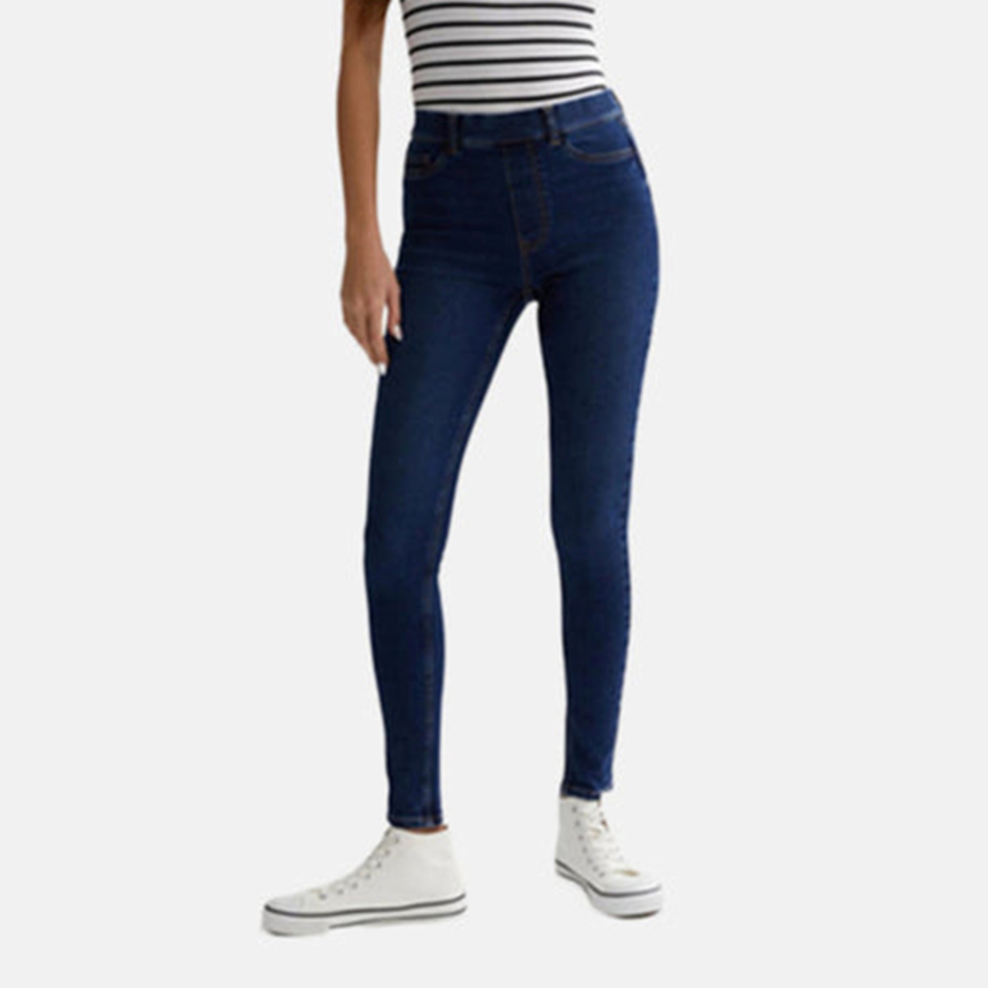 Ladies High-Waisted Ultra Comfort Stretch Denim Jeggings