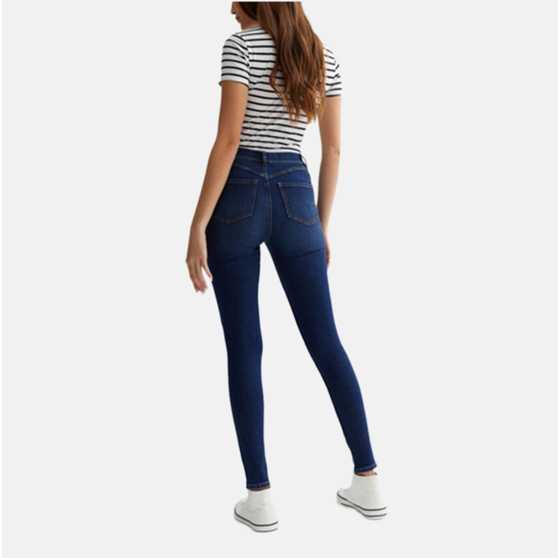 Ladies High-Waisted Ultra Comfort Stretch Denim Jeggings