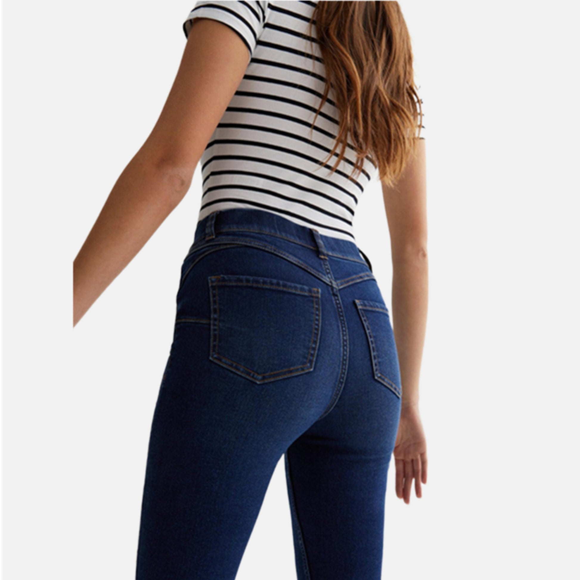Ladies High-Waisted Ultra Comfort Stretch Denim Jeggings