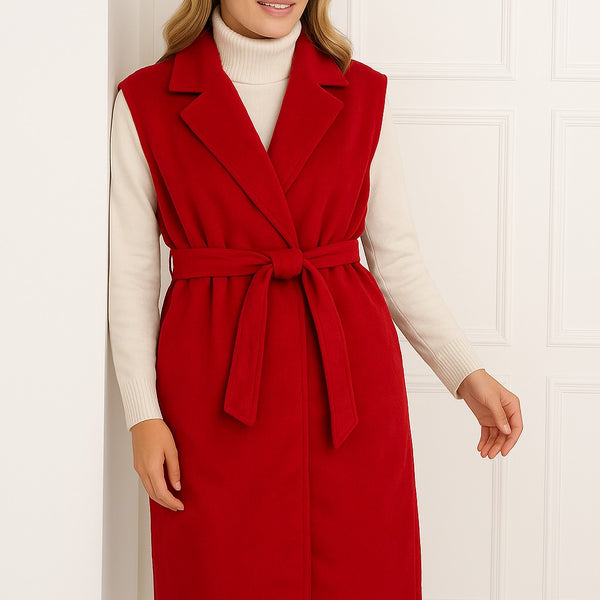 Ladies Italian Longline Gilet