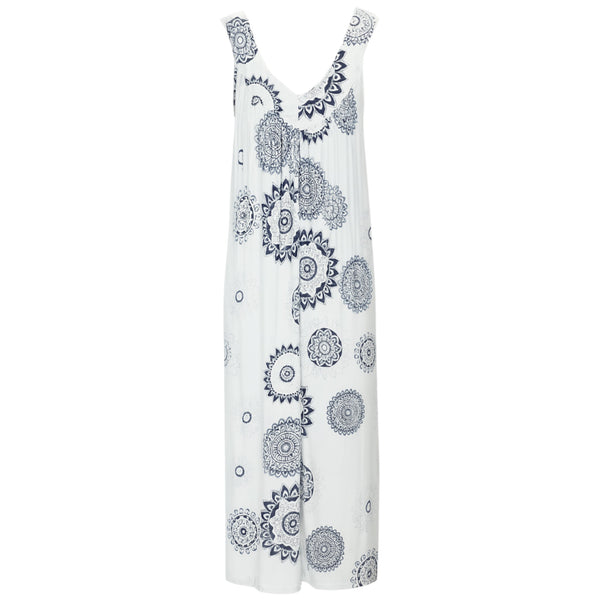 Ladies Italian Paisley Print Dress - 7 Colours