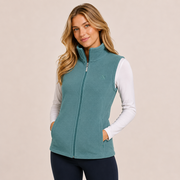 Ladies JDN Tailored Fit Fleece Gilet (Aqua)