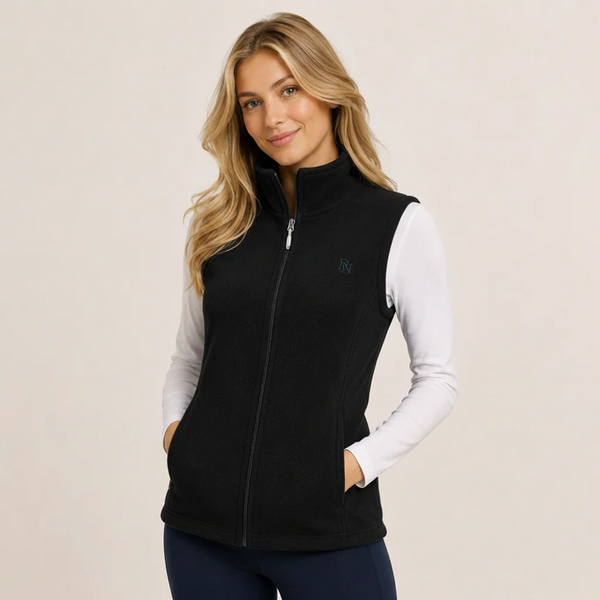 Ladies JDN Tailored Fit Fleece Gilet (Black)