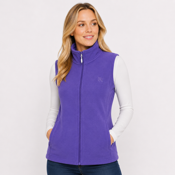Ladies JDN Tailored Fit Fleece Gilet (Lilac)
