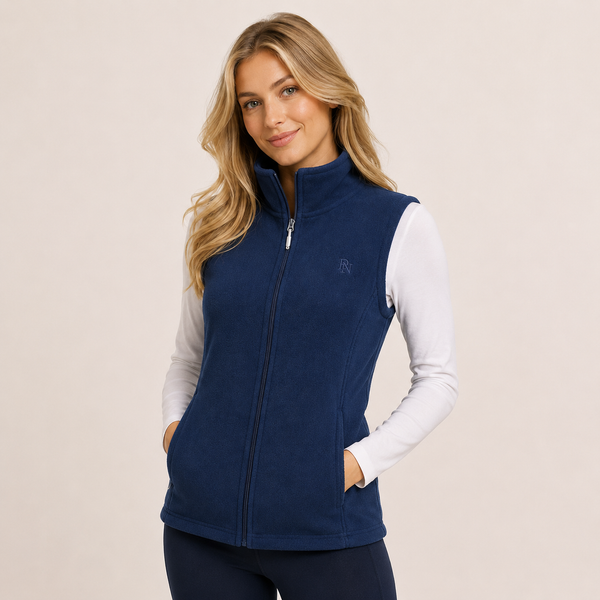 Ladies JDN Tailored Fit Fleece Gilet (Navy)