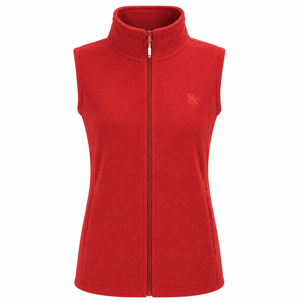Ladies JDN Tailored Fit Fleece Gilet (Red)