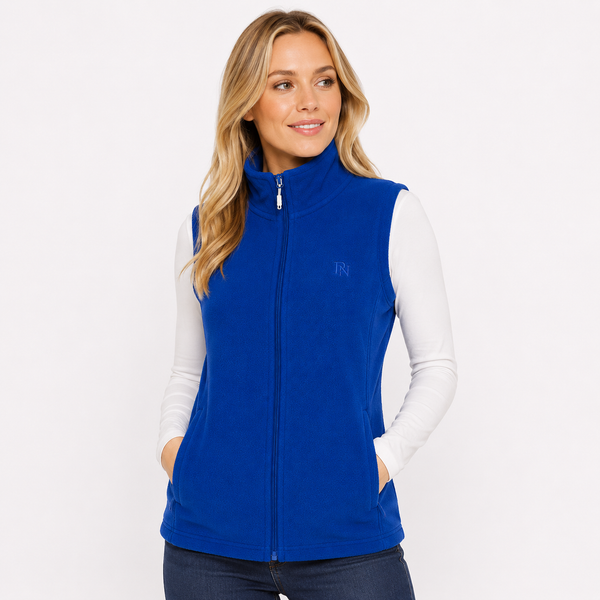Ladies JDN Tailored Fit Fleece Gilet (Royal Blue)