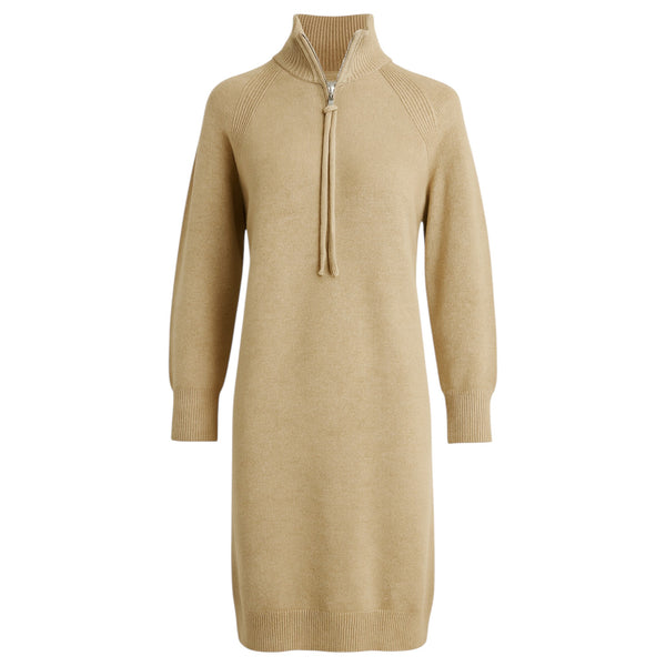 Ladies Classic 3/4 Zip Jumper Dress
