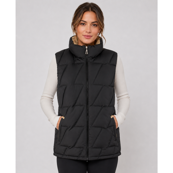 Ladies JDN Quilted Bodywarmer (Black)
