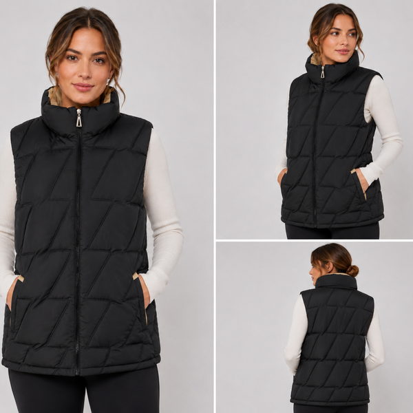 Ladies JDN Quilted Bodywarmer (Black)