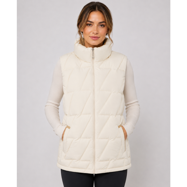 Ladies JDN Quilted Bodywarmer (Cream)