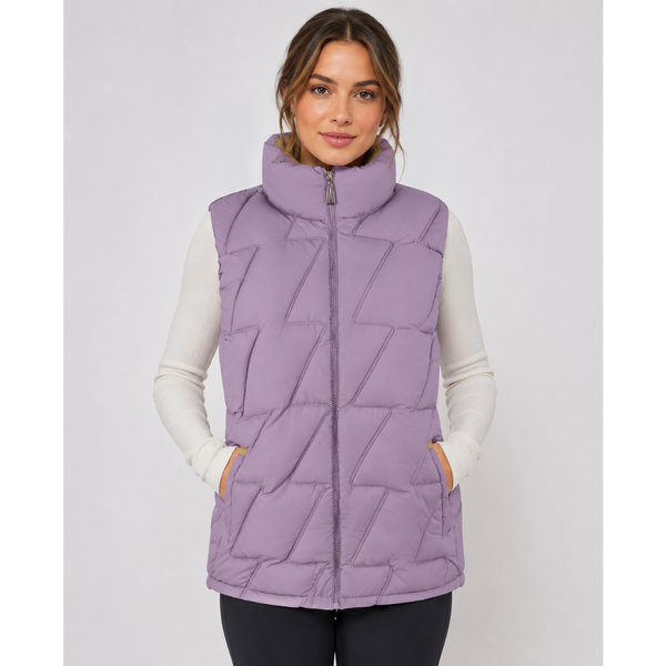 Ladies JDN Quilted Bodywarmer (Lilac)