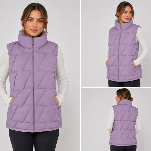 Ladies JDN Quilted Bodywarmer (Lilac)
