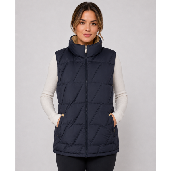 Ladies JDN Quilted Bodywarmer (Navy)