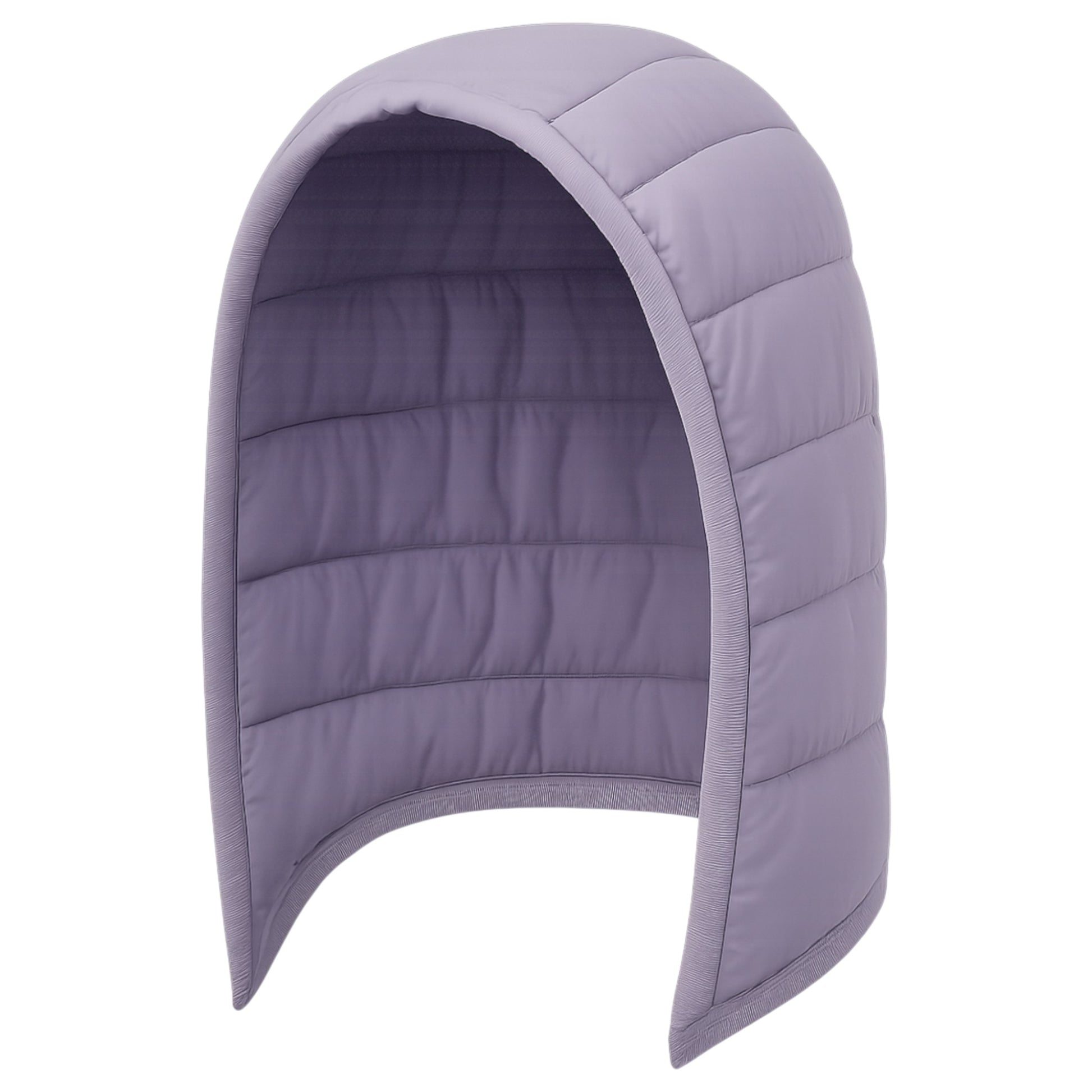 Ladies JDN Puffer Jacket with Detachable Hood – Lilac Quilted Winter Coat