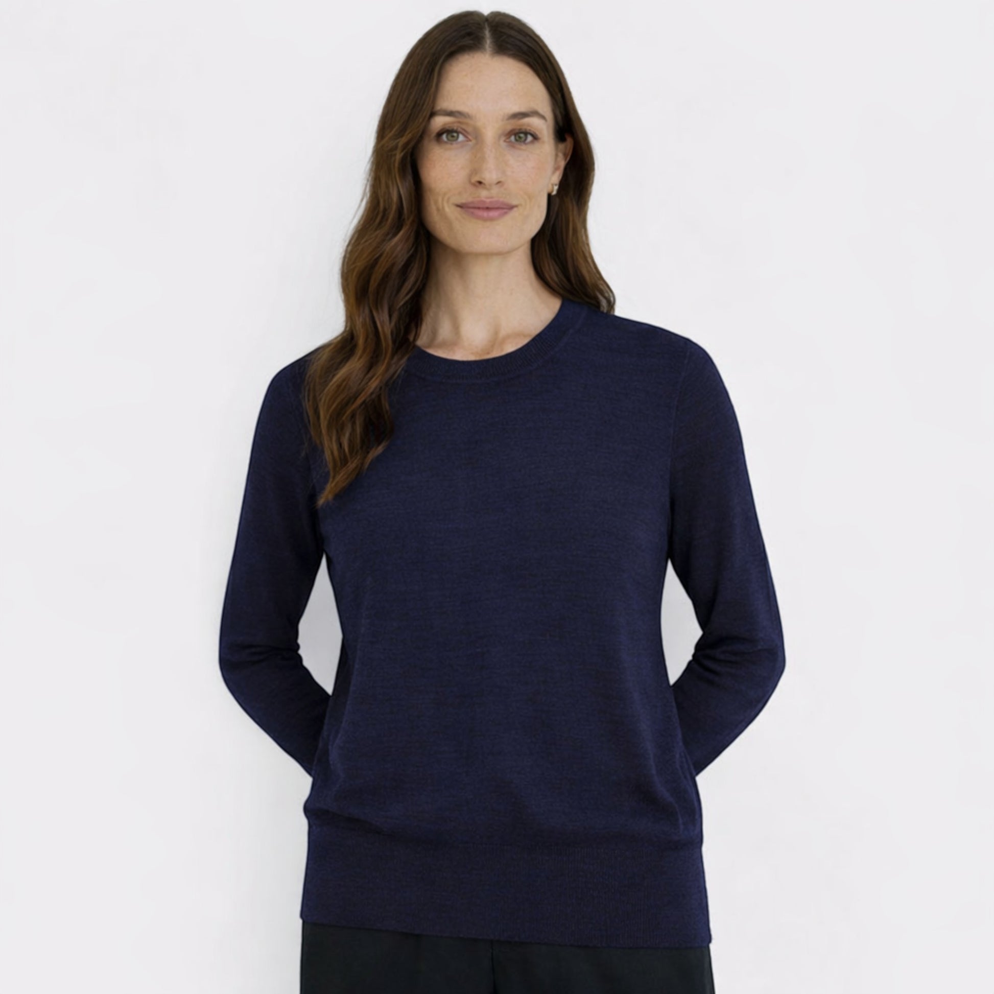 Ladies Ex Store Matalan Jumper in Navy 