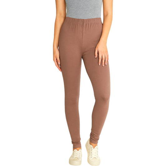 Ladies Mocha Beige Leggings