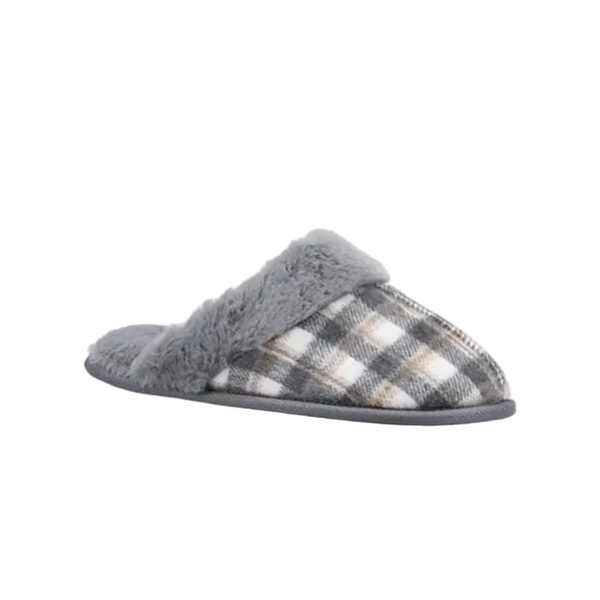 Ladies Grey Neath Mule Slipper