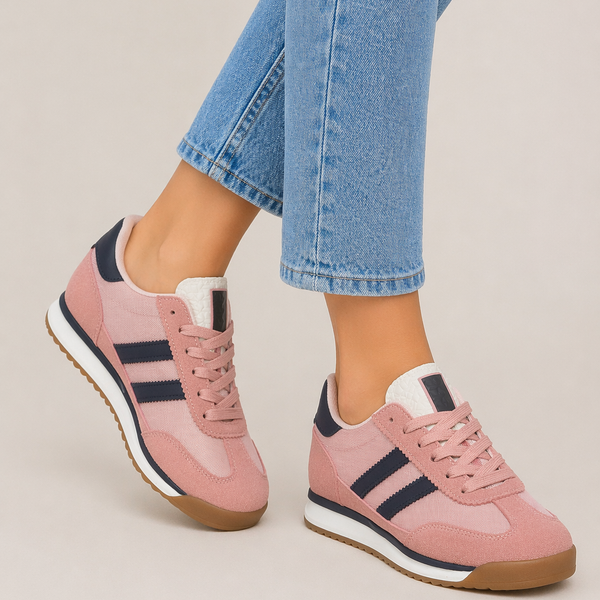 Ladies Pink City Classic Trainers
