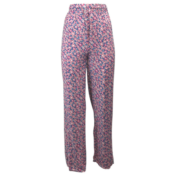 Ladies Cotton Floral Printed Palazzo Trousers