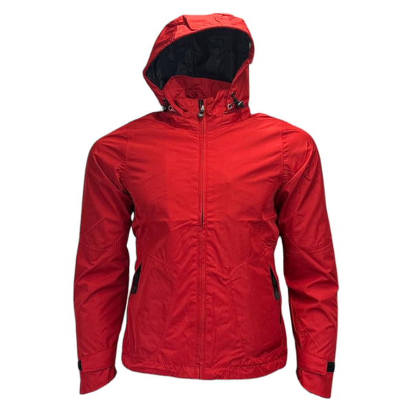 Ladies Lightweight Hooded Windbreaker Jacket