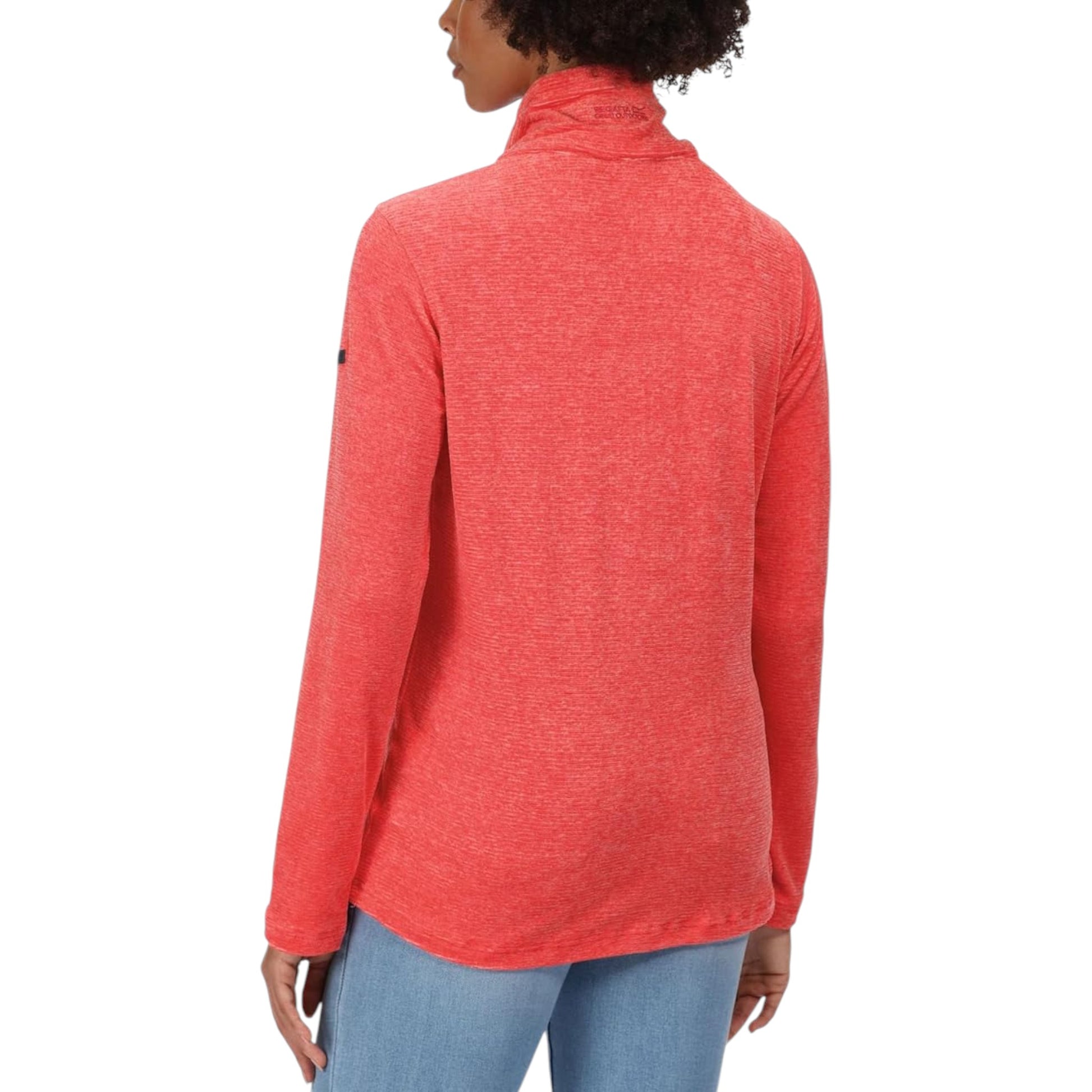 Ladies Regatta Fidelia Half Zip Fleece – True Red Lightweight Warm Pullover Jumper