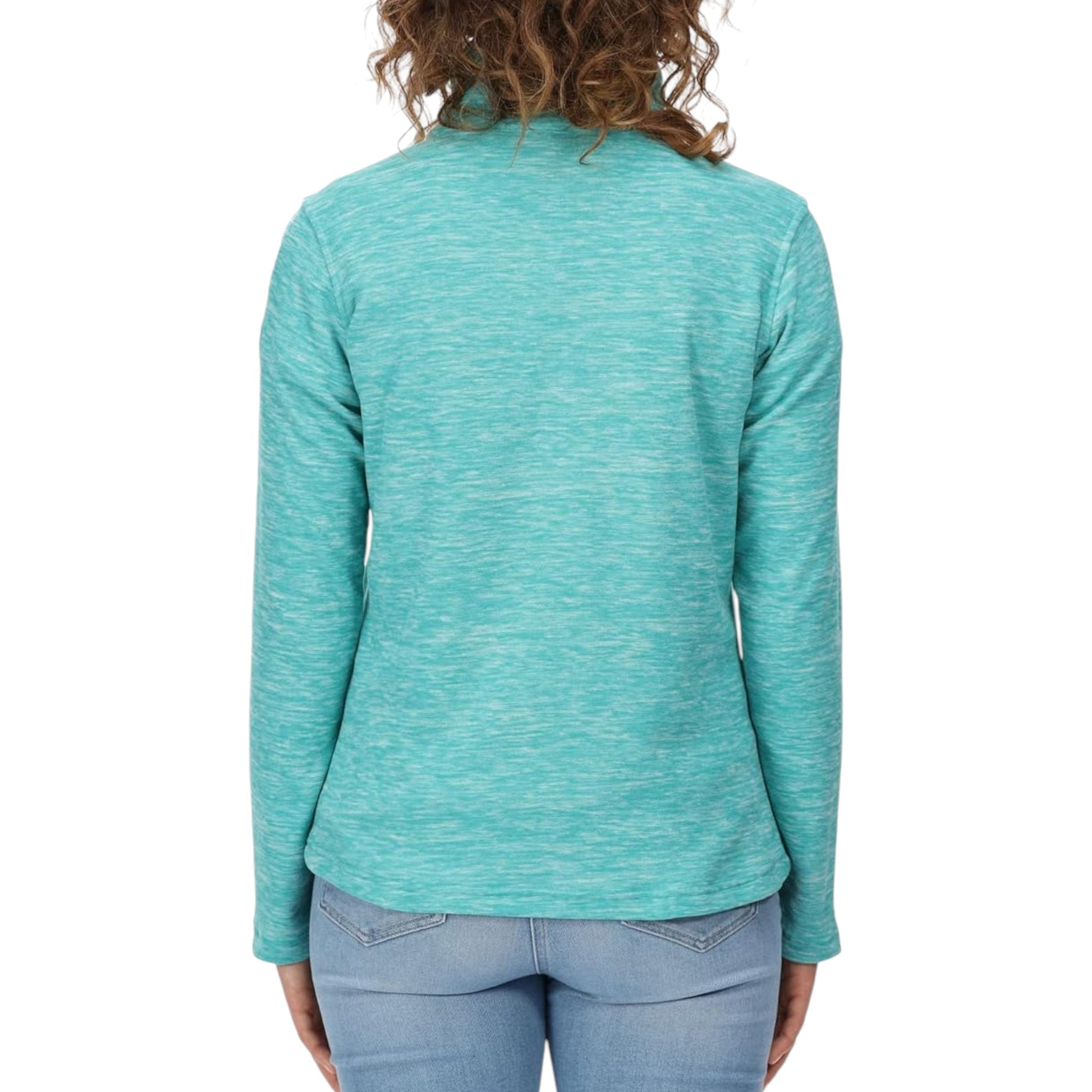 Ladies Regatta Fidelia Half Zip Fleece – Turquoise Lightweight Warm Pullover Jumper
