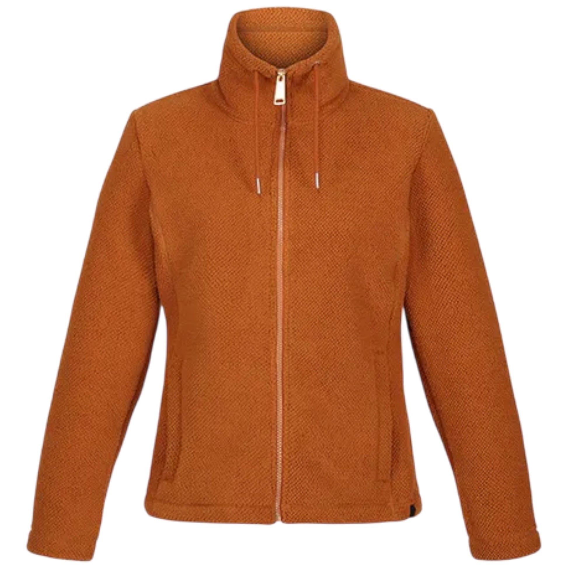 Ladies Regatta Kizmit Full Zip Fleece Jacket – Warm Textured Copper Almond / Orange Jumper