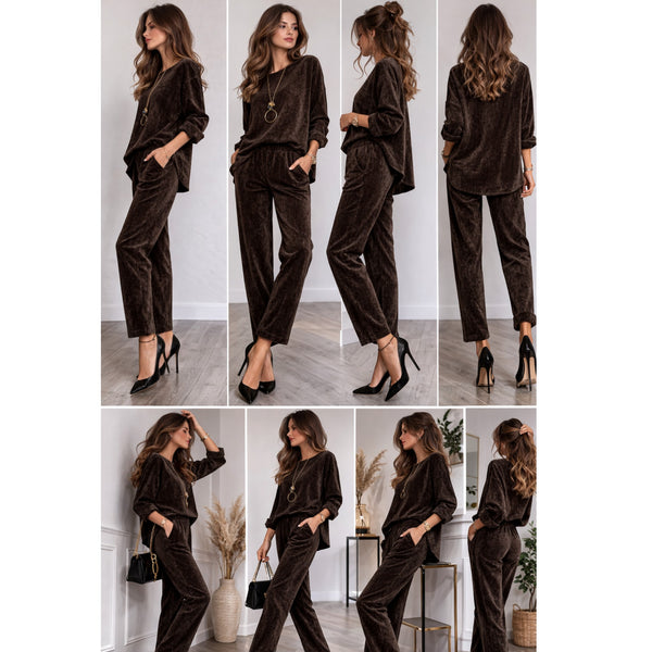 Ladies Soft Touch 2 Piece Co-Ord Set
