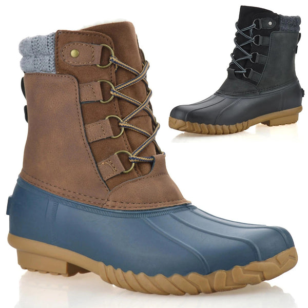 Ladies Waterproof Winter Ankle Boots