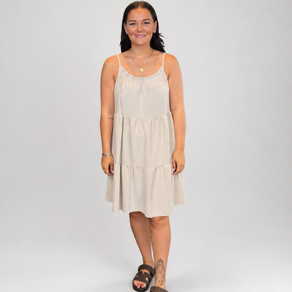 Ladies Tiered Sleeveless Dress (Bagie)