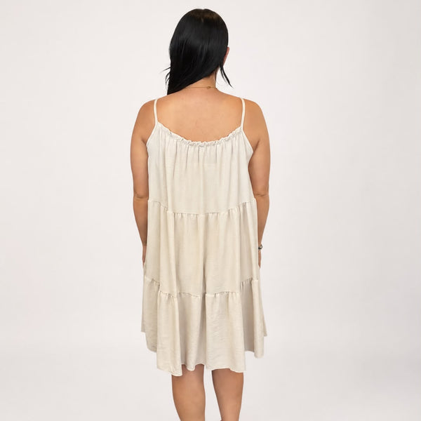 Ladies Tiered Sleeveless Dress (Bagie)