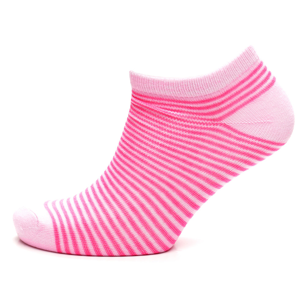Ladies heart pattern trainer socks 3 pack low cut ankle socks