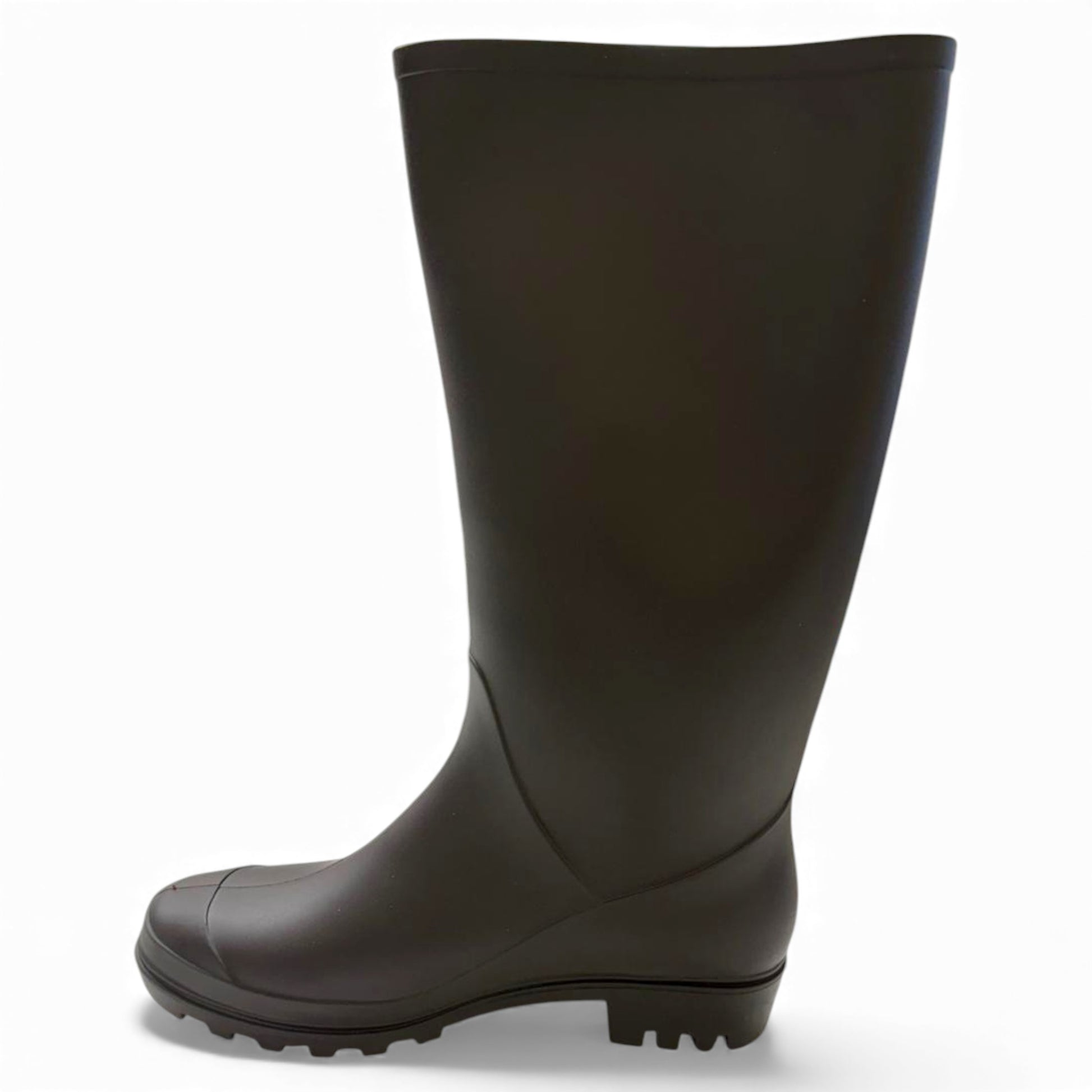 Ladies waterproof wellington boots in black – lightweight non-slip wellies