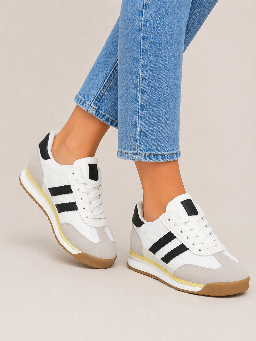 Shop women’s City Classic trainers – stylish retro sneakers with suede and textile upper, cushioned comfort, and durable sole. Perfect for everyday wear.