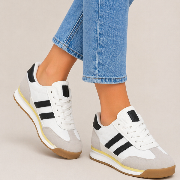 Ladies White City Classic Trainers