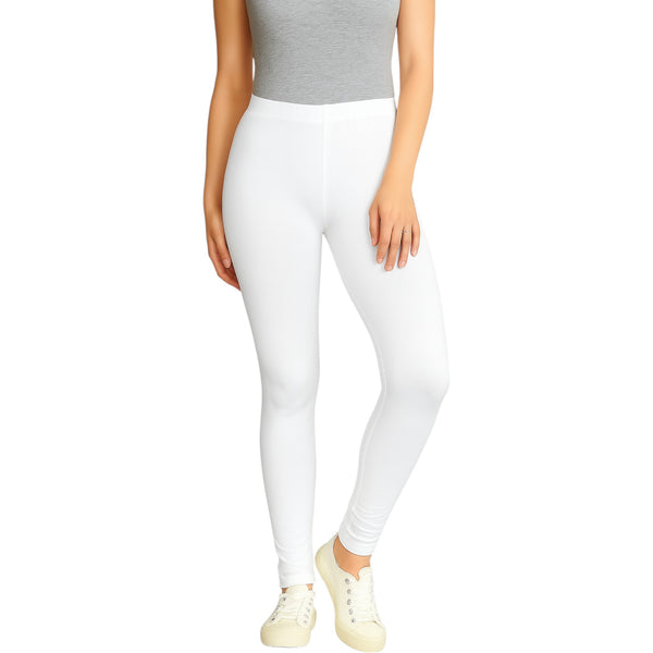 Ladies Soft Touch Magic Fit Plain Leggings (8-14)