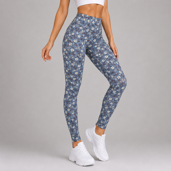 Ladies Magic Stretch Fit Floral Leggings
