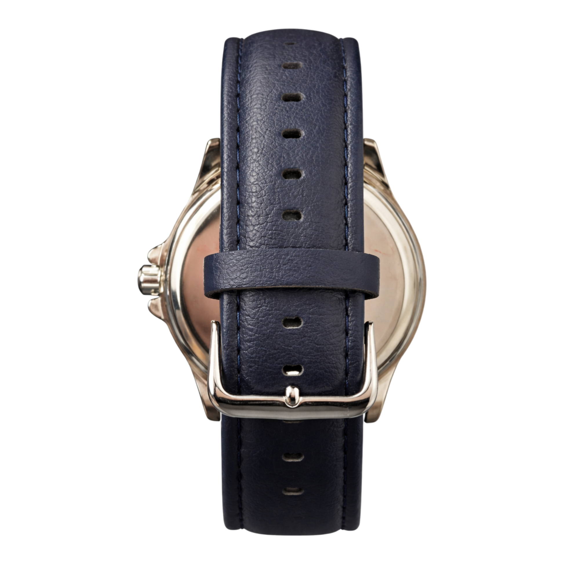 Brave Soul men’s watch with blue dial, navy strap, and silver-tone bezel