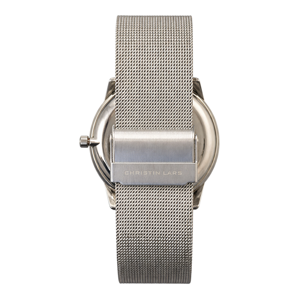 Mens Christin Lars Watch Ivory Steel