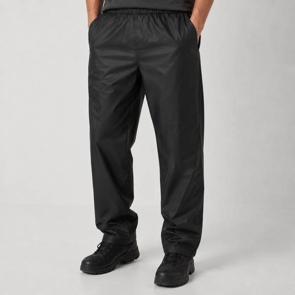 Men's Nicky Adams Wax Trousers (Black)