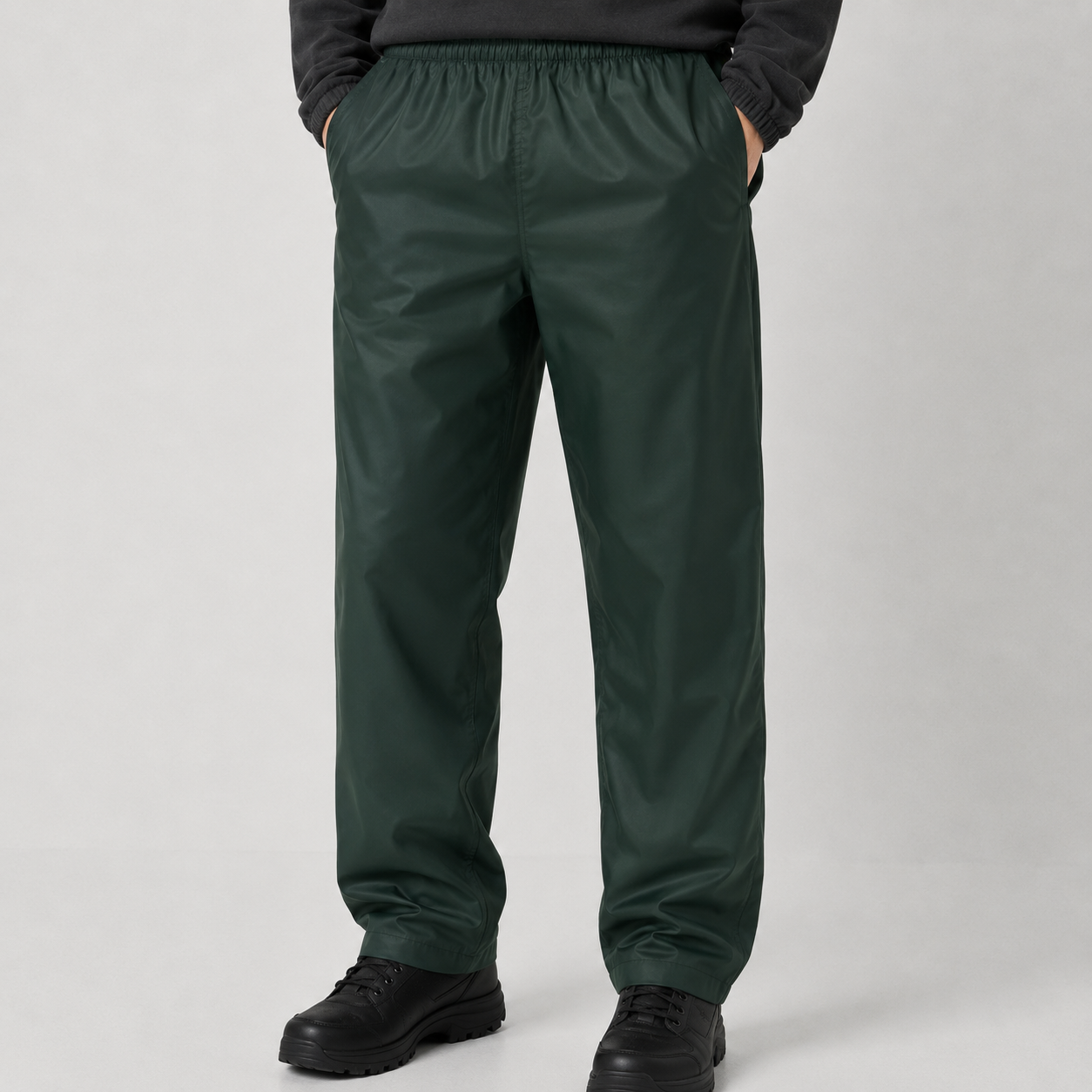 Nicky Adams 100% Waterproof Wax Trousers for Men – Waterproof Outdoor Workwear Pants in Black, Brown, Green & Navy